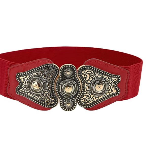 Stretch Vintage Antique Retro Buckle Belt main image 4